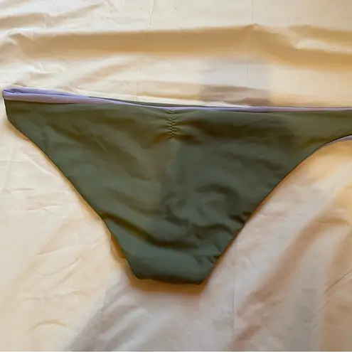 prAna olive Green, Yellow and light purple Bikini bottom. Size XL