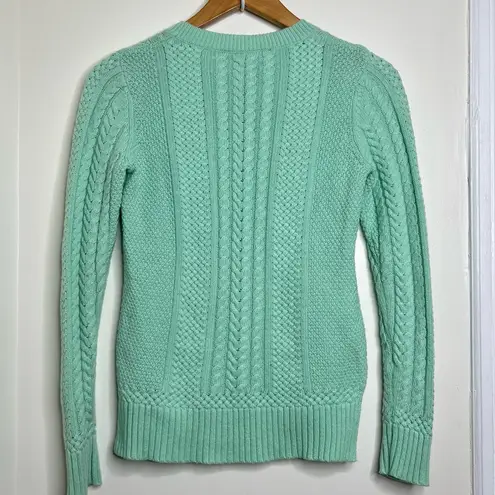 BCBG MaxAzria Mint Green Wool Blend Knit Sweater Women’s Size Small Spring