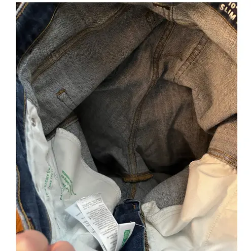 J.Crew Women's 10" Vintage Slim Straight Jeans Size 32 Dark Wash Cropped 25 Blue