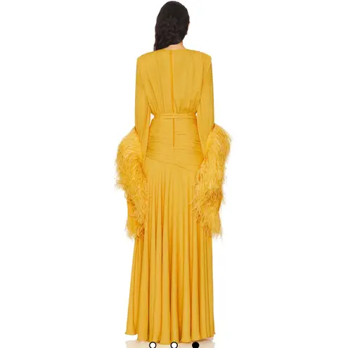 Bronx and Banco NEW Geisha Maxi Dress in Mustard