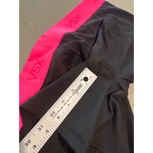 VSX Victoria Secret Sport Shorts Womens Large Black Pink Athletic Gym