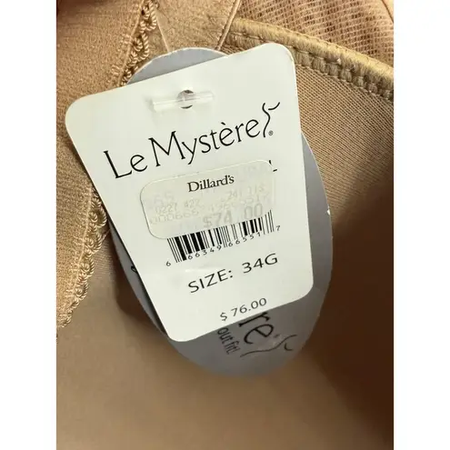 Le Mystere Dream Tisha Lace Full Busted Bra 34G Beige Tan Size undefined