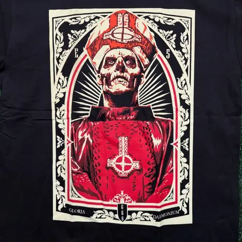 Ghost Papa Emeritus IV Gloria Daemonium Heavy Metal Band T-Shirt Large