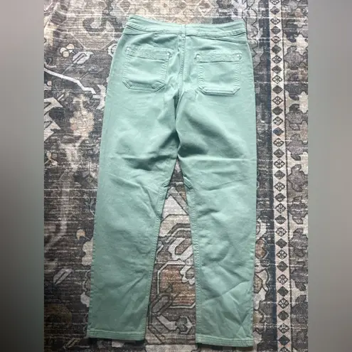 Anthropologie Pilcro  Mint Pants The Wanderer High-Rise Relaxed-Leg Jeans