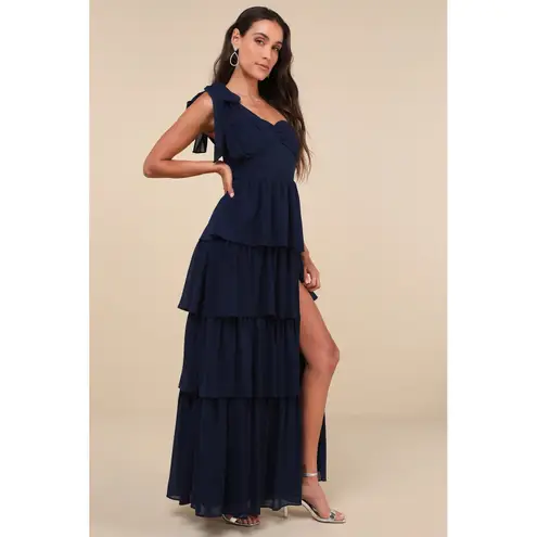 Lulus Elevated Vision Navy Blue One