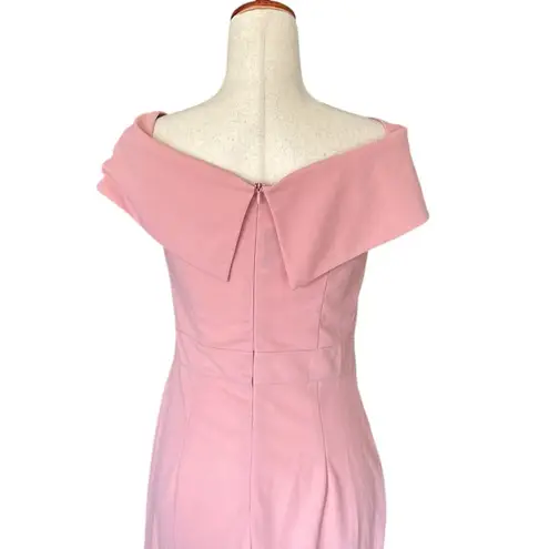 JJ's House JJ’s House Asymmetrical Elegant Bodycon Cotton Blend Asymmetrical Midi Dress