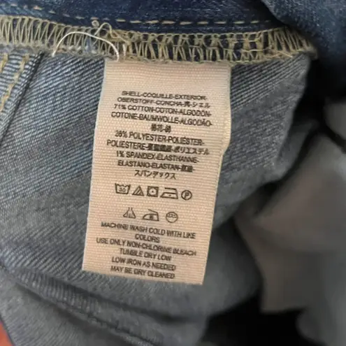 Free People  Denim Overalls Women's 26 Blue Distressed Jumpsuit Bib Adjustable - Image 7