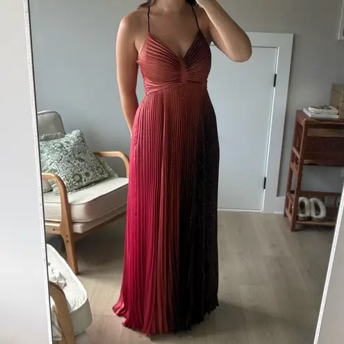 A.L.C. Pink ombré Maxi Dress