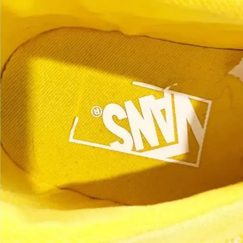 Vans  Classic Canvas Slip-on Sneakers Yellow‎ Checkerboard Women’s Size 7 Spring thumbnail 12