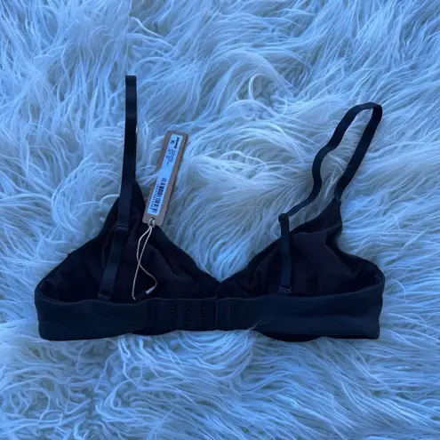 SKIMS Cotton Jersey T-shirt Bra Soot Size 30B