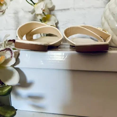 Boutique Faux Leather Chain Sandals