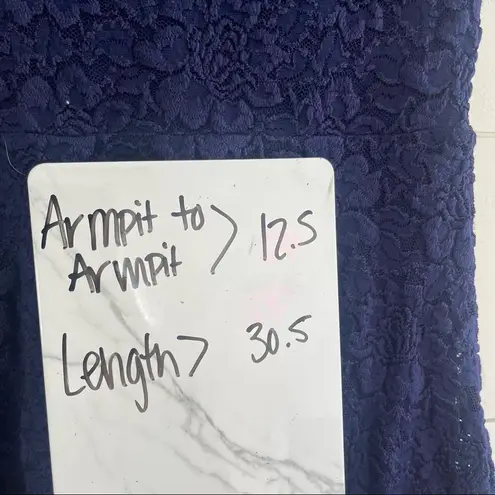 Urban Outfitters  Women’s Small Pins & Needles Navy Blue Lace Skater Dress