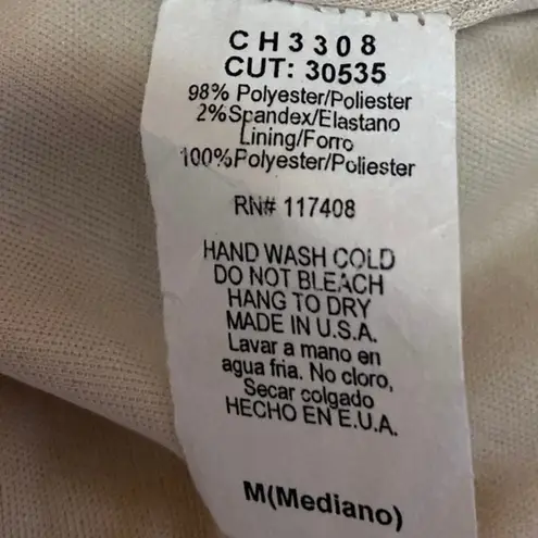 NEW Chocolate Gold Sequin Metallic Embellished Sleeveless Cami Bodysuit Size M Size M