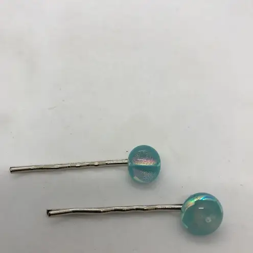 Bobby Pins Diachronic Glass Set NWT Hair Accessories Blue