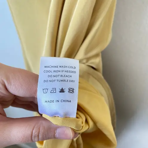 Baltic Born Molly Mod Maxi Dress Pale Mustard Butter Yellow Size Medium NWT New