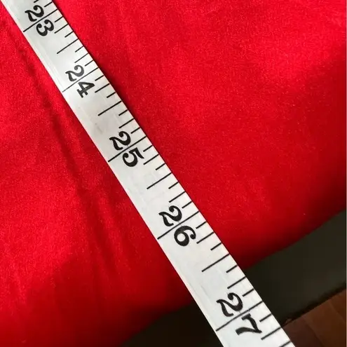 Red Satin Low Back Halter Dress