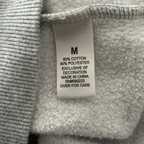 PacSun Playboy by  Rainbow Hoodie Women M Gray Los Angeles Logo Fleece Streetwear - Image 6