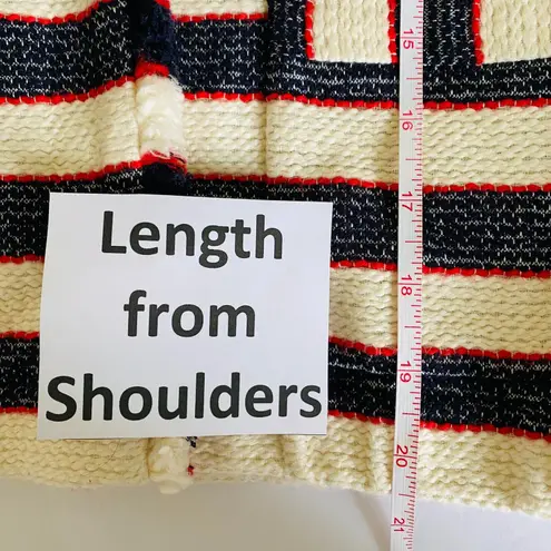 J Crew Collection Legion Stripe Cotton Blend Cropped Blazer Roll Sleever Sz 2 Blue