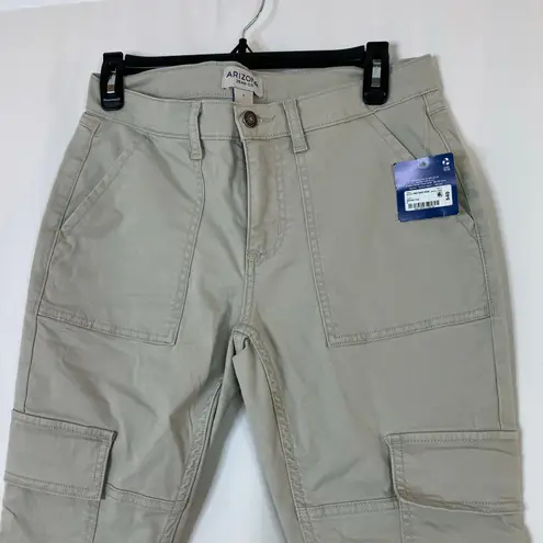 Arizona Jeans Arizona Jean Co. | Beige Moonstone Flare Cargo Pants Cotton Juniors 5