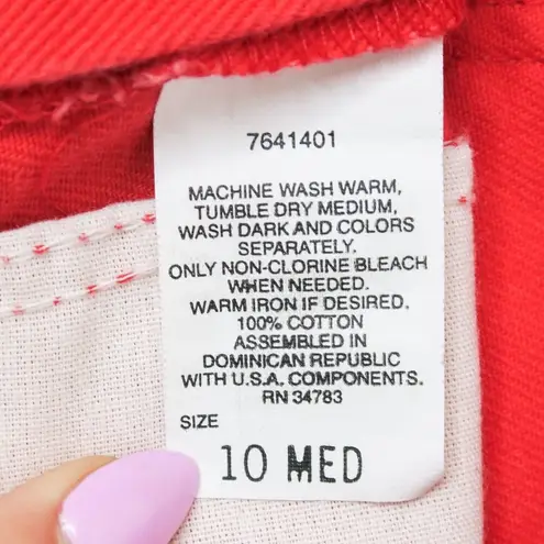 Riders By Lee Vintage 90s Red High Waisted Shorts