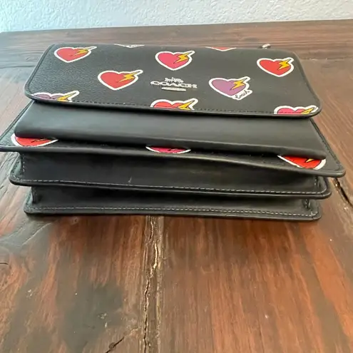 Coach  Klare Crossbody Bag With Heart Bolt Print