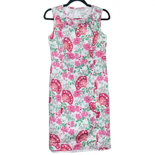 kim rogers Floral Button Detail Sleeveless Midi Dress