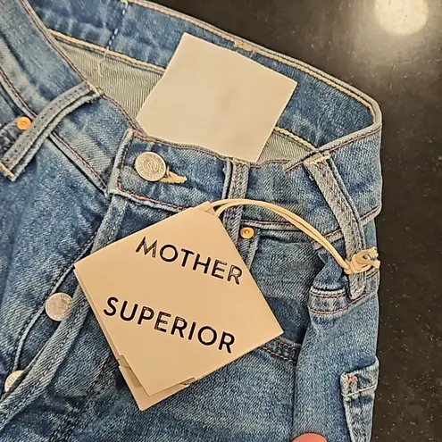 đź’•MOTHER SUPERIORđź’• The Tomcat Jeans ~ Kneeling On Stones Button Fly 25 NWT Blue