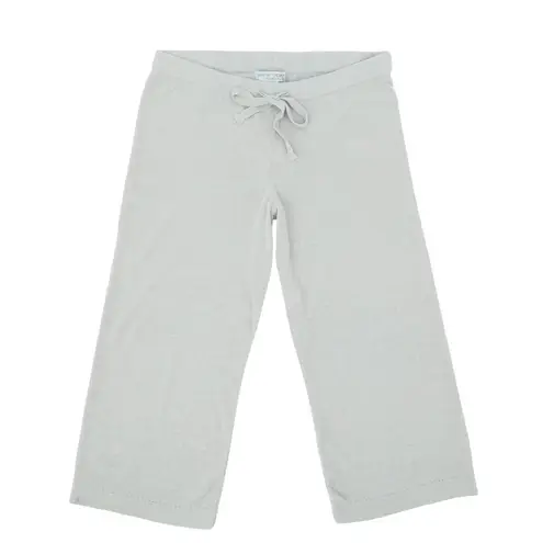 Barefoot Dreams CozyChic Ultra Lite Dove Gray Culotte Cropped Pants M