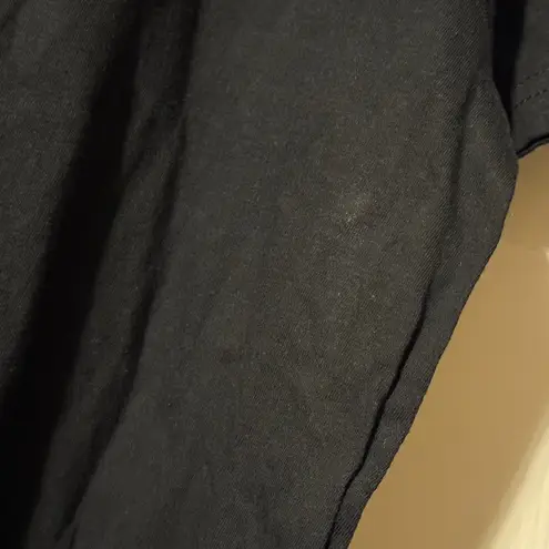 Black Graphic Tee Large Funny Quote Shirt L