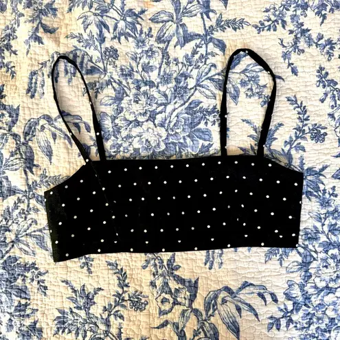 Macgraw Abby Embroidered Black & White Polka