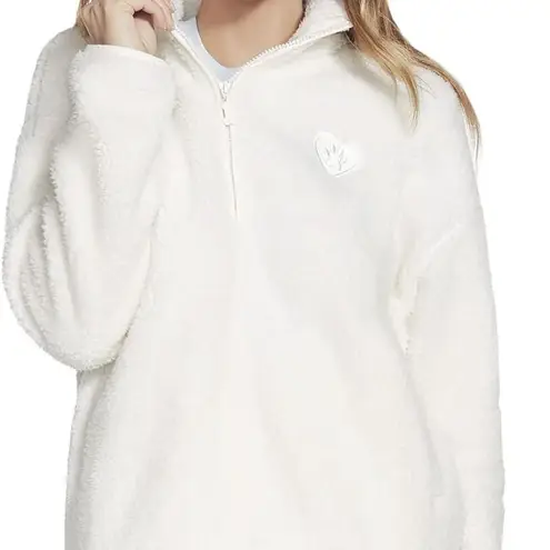 Bobs from Skechers Fleece Cuddle Dog Paw Pop Over Jacket