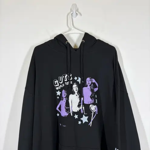 Olivia Rodrigo Guts Tour Hoodie Size 3XL Black