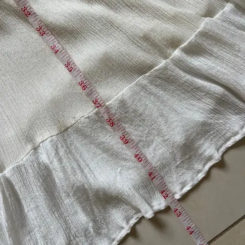 Raga Anthropologie White Racerback White Slip Dress Size XS