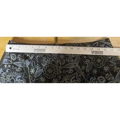 Etcetera  Women’s Size 10 Jacquard Dress‎ Pants Gold Silver Black Viscose Wool