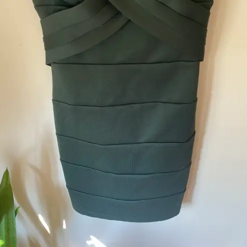 Honey and Rosie  Green Bodycon Mini Dress 