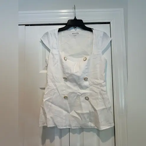 Reformation  Meela Linen Top