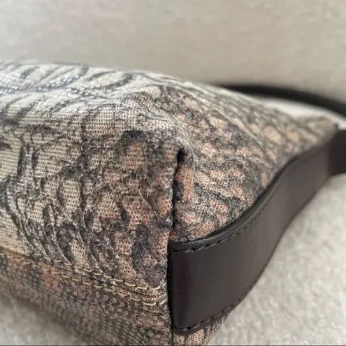 Roberto Cavalli Freedom Animal Print Baguette Purse Bag