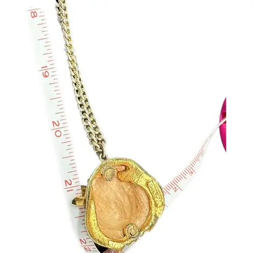 La Razza Bull Taurus The Bull Pendant Necklace 44" Gold