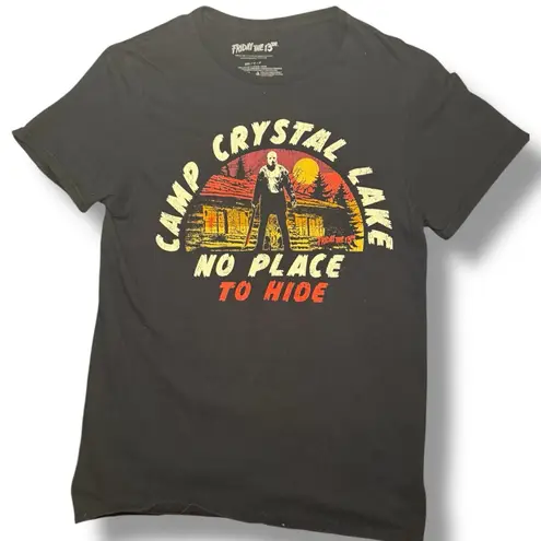 Vintage Y2K Women’s Friday The 13th Camp Crystal Lake Shirt Size S Black