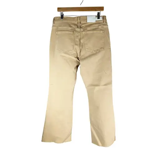 DL1961 Bridget Boot Cut Cropped Pants Size 32 Sand Neutral