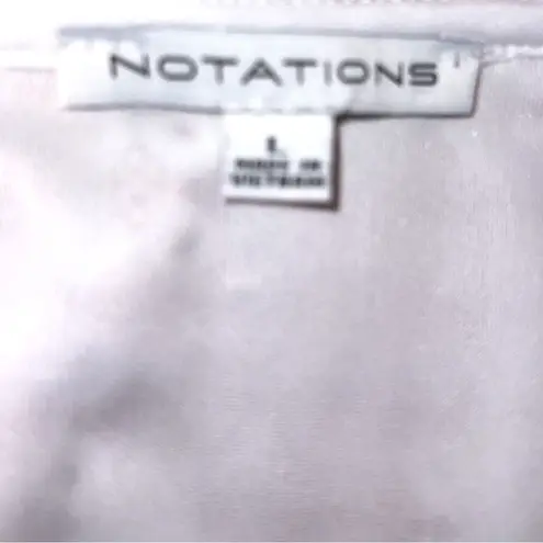 Notations  beautiful white lace sleeveless dress!