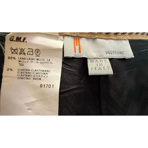 Missoni Skirt Womens 8 US 40 EU Black Wool Blend Made in Italy Designer Luxury