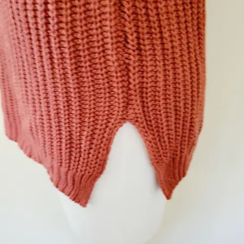 FAVLUX  rust off shoulder hip length sweater size small