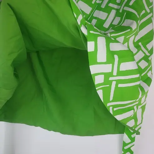 Buckhead Betties  M Green White Wrap Golf Skirt