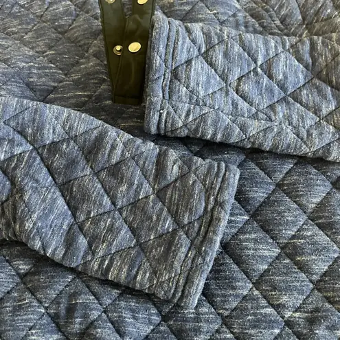 Oiselle Quilted Mockneck Jacket Blue Size Small