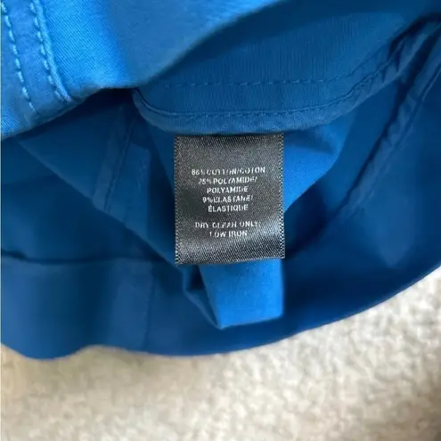 Lafayette 148 New York blue zip up jacket in size xl