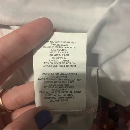 Coco + Jaimeson Pink Velvet Floral High Neck Midi Dress; Medium Women’s