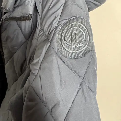 Bernardo Performance Mixed Media Water Resisant Quilted Puffer Jacket Size S