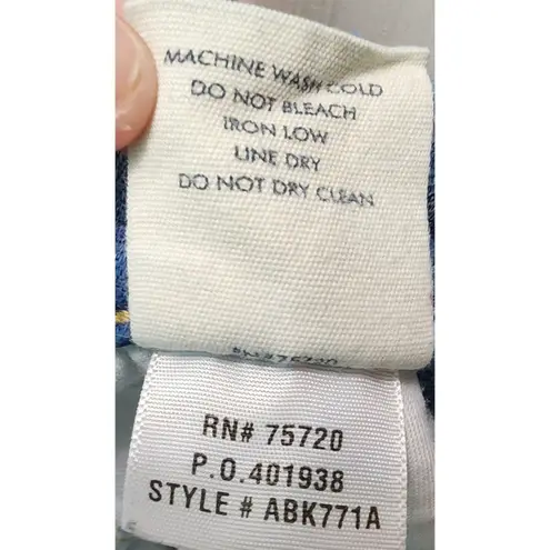 BKE Stella Mid-Rise Jeans Slim Fit Ankle Skinny Distressed Light Wash 25