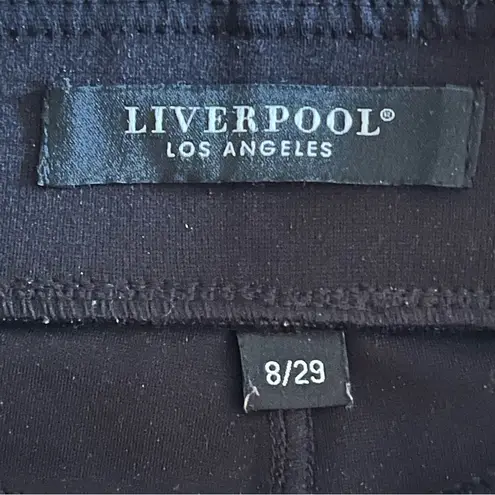 Liverpool  Pants Pull On Skinny Leg Mid Rise Stretch Knit Ponte